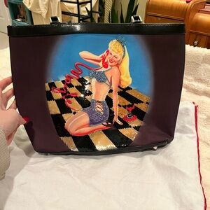 Isabella Fiore Embellished Pinup Tote